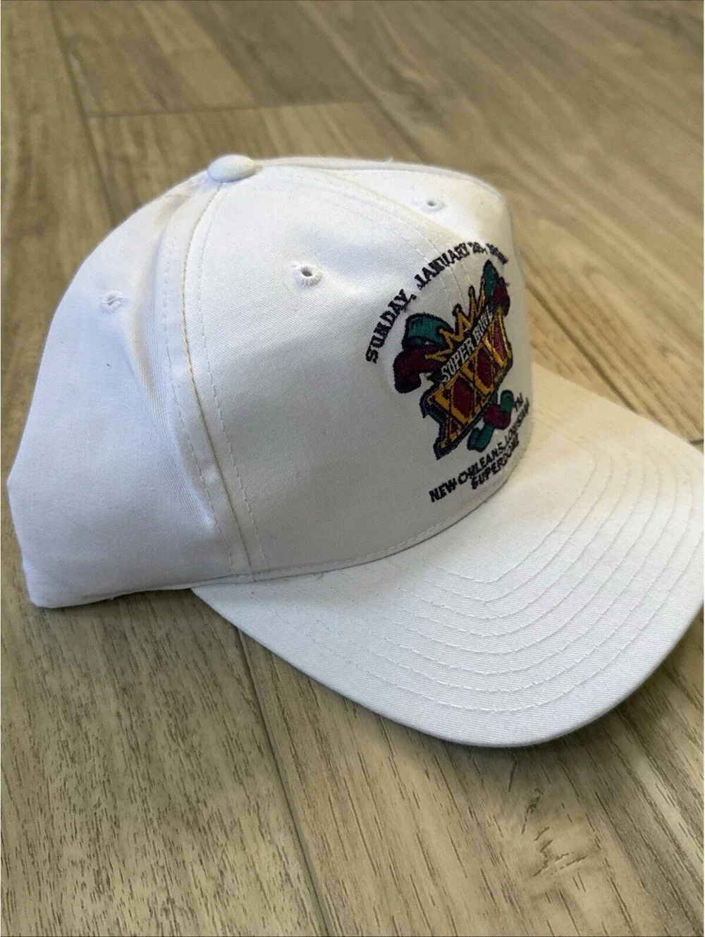 Vintage 90s Super Bowl 31 XXXI Snapback Hat New Orleans Louisiana Superdome Nwt